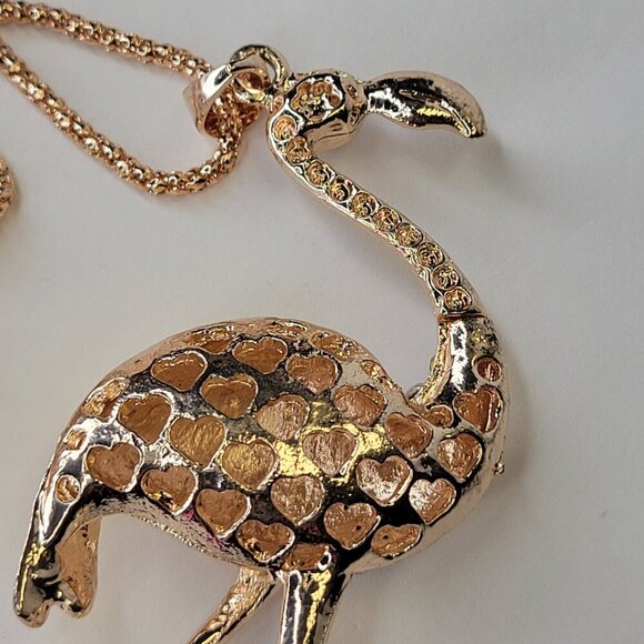 Flamingo Pendant Necklace - Picture 10 of 14